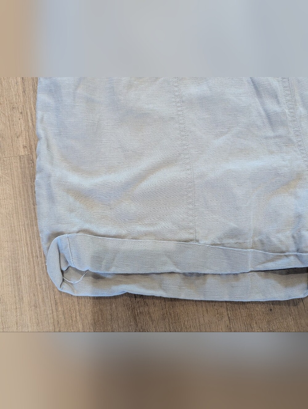 Wilfred free Linen Blend Pull On Shorts Gray - Picture 3 of 7